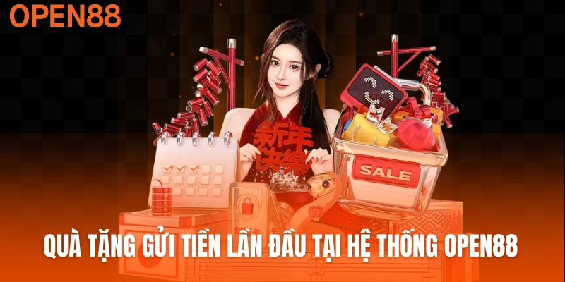 Quà tặng gửi tiền lần đầu tại hệ thống OPEN88